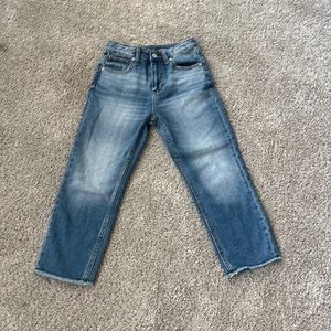 Worn once old navy girls high rise jeans size 8